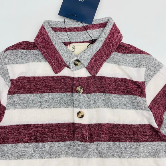 NWT Me & Henry 8/9Y Rust & Cream Harry Polo - Picture 3 of 4